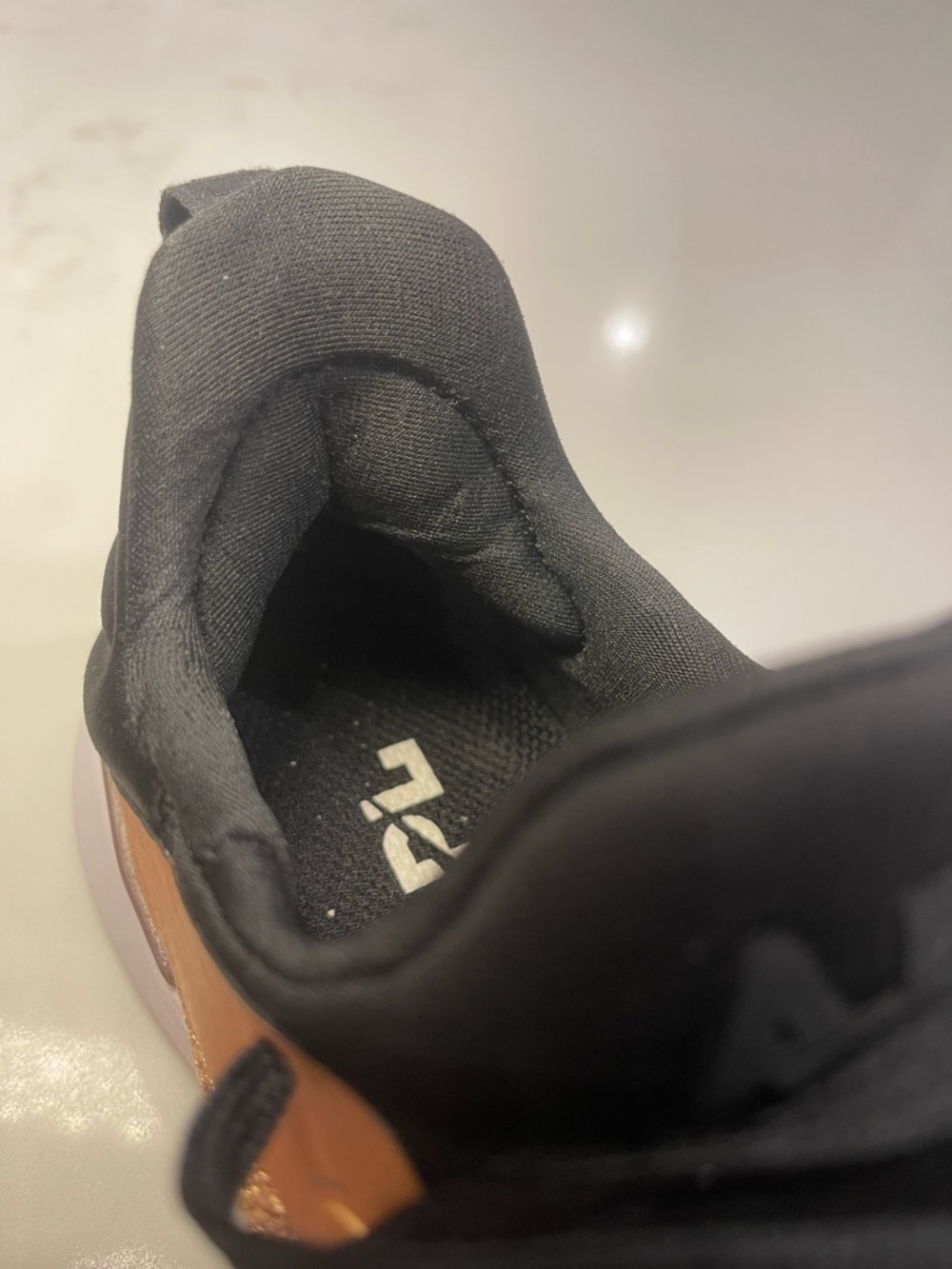APL TechLoom Tracer women's sneakers in a rose gold and black knit colorway - Picture 8 of 16